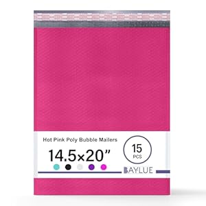 Baylue Luftpolster-Versandtaschen Hot Pink 15 Stück