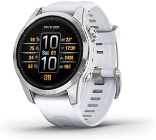 Garmin epix Pro (Gen 2) 42mm Multisportowy Smartwatch GPS Stal Nierdzewna/Whitestone