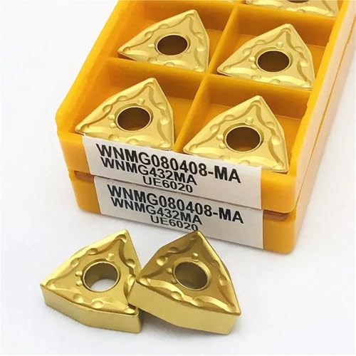 Herramienta de torneado externa WNMG080408 MA UE6020 10 piezas miniatura 4