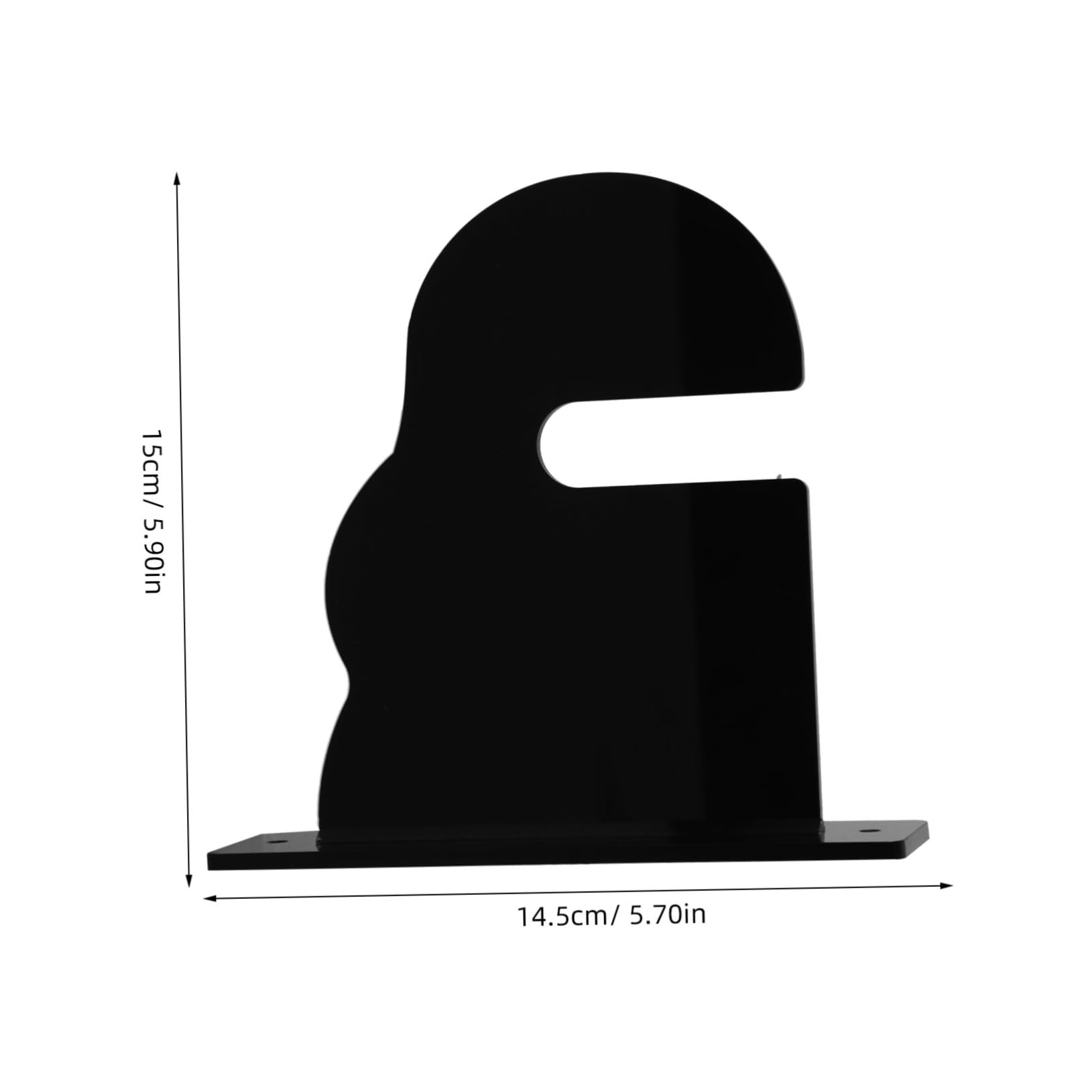 VICASKY Skateboard Wall Mount Rack 1 Pair Metal Snowboard Holders Wall-mounted Snowboard Storage Holder Space-saving Storage