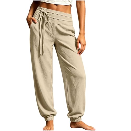 Pantalon de loisir femme ample contre la chaleur des sorties d'été