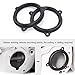 REAMTOP 6.5 Inch Black Plastic Speaker Adapter Bracket Ring for Nissan / Infiniti