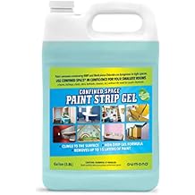 Dumond Confined Space Paint Strip Gel, Remove Up to 15 Layers of Latex, Oil, Acrylic & Water-Based Coatings from Small Spaces, Closets, Furniture, Sheds, Attics & More, Citrus Lime Aroma, 1 Gallon