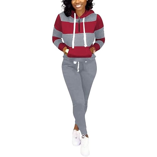 Nimsruc Two Piece Outfits For Women Jogging Suits Casual Sweatsuits