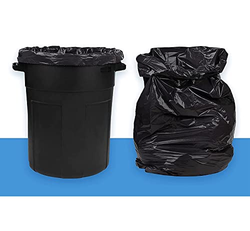 Image of Kitchenwell Medium 300 Garbage Bags /Trash Bags /Dustbin Bags, 19x21 Inches Black (10 Roll, Per Roll 30 Piece)