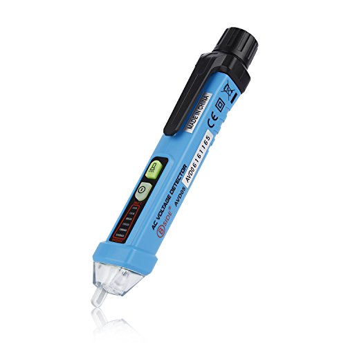 Tsing Spannungstester berührungslos Spannungsprüfer 12V-1000V AC kontaktlos Wechselspannungsprüfer Tester Pen mit LED-Blinklicht