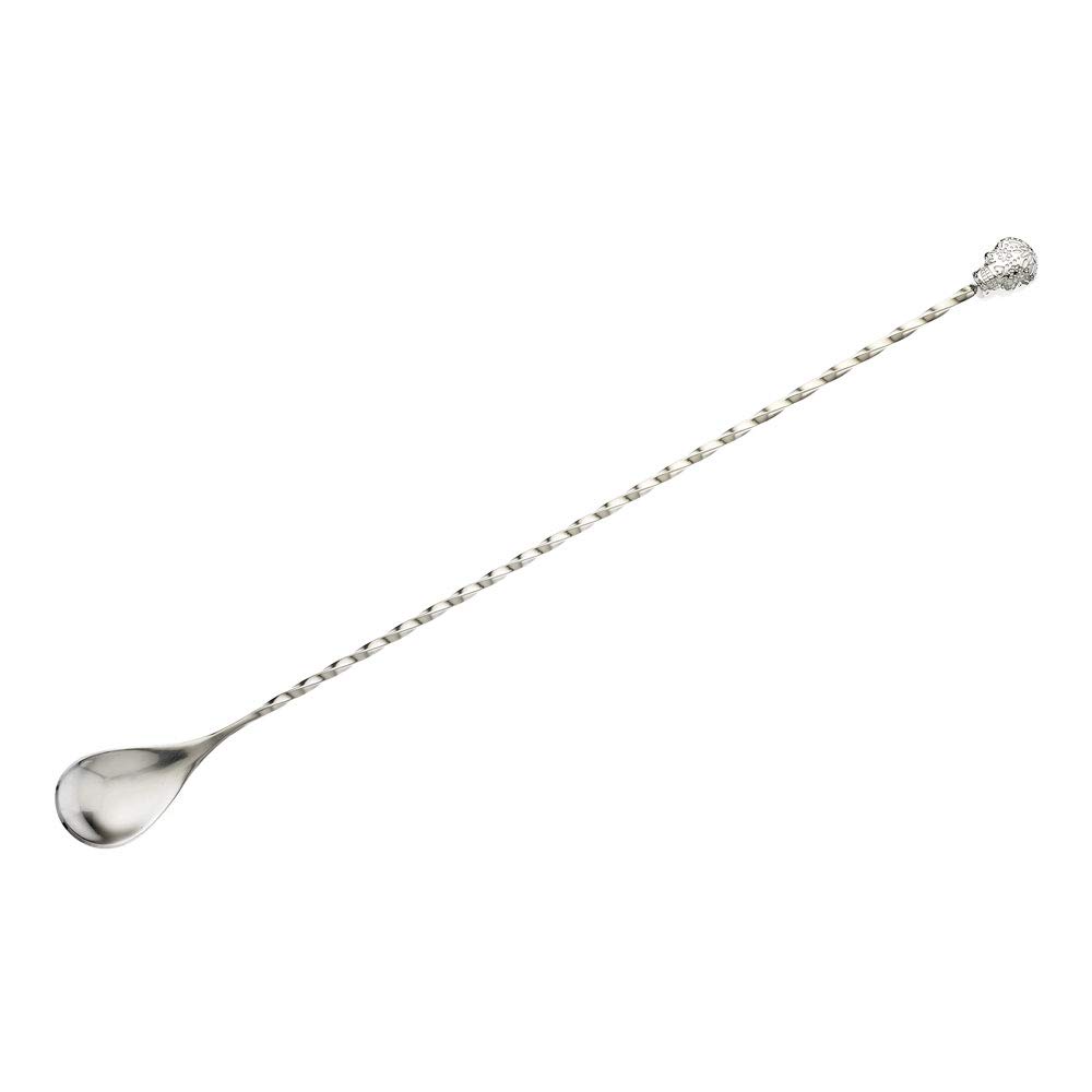 Barfly Bar Spoon Cocktail Stirrer 33 cm Sugar Skull End Stainless Steel - Image 3