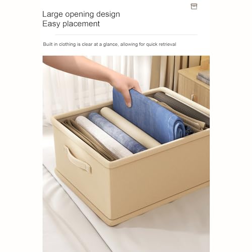 Lot de 4 séparateurs de tiroir pliables pour vêtements, sous-vêtements, cravates, chemises, soutiens-gorge – Solution peu encombrante pour une organisation soignée