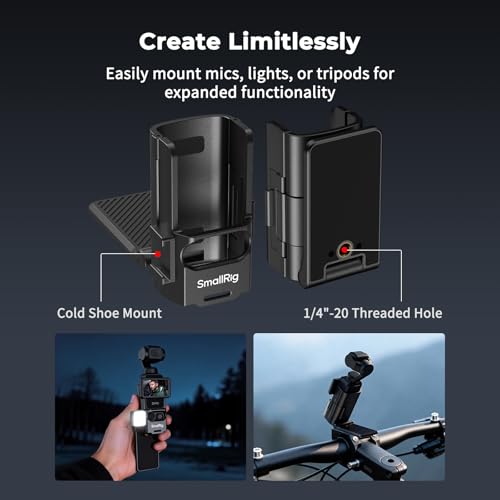 SMALLRIG Magnetic Mount Stand for DJI Osmo Pocket 4/3, 180 Adjustable Holder with Cold Sh - image 4