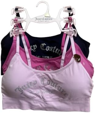 Juicy Couture 3-Pack Sports Bra Bralette Removable Pads XL image 2