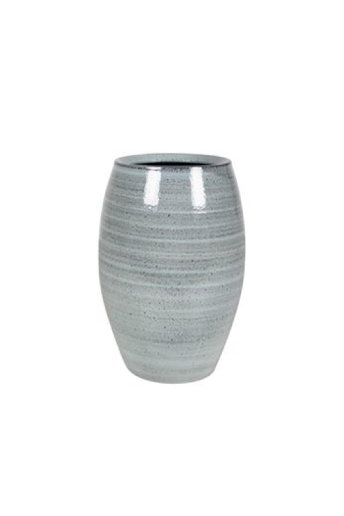 Cresta Buz Mavisi Seramik Saksı Uzun 20 * 30Cm