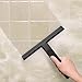 dancemoon JustHang Shower Squeegee for Glass Doors, All-One-Piece Silicone with Built-in Hook Design for Easy Hanging, Household Window Mirror Squeegee for Bathroom, Glass, Kitchen, Tile Wall, Car