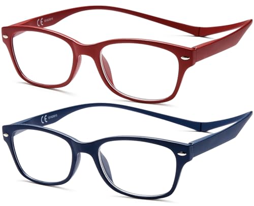 NEW VISION Occhiali Da Lettura NV3282 (Blu+Rosso)