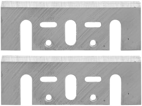 Garosa Resharpenable HSS Electric Planer Blades Replacement Knives for Woodworking Tools Universal Fit 3-1/4 Inch 82mm Compatible with Most Hand-Held Planer Model