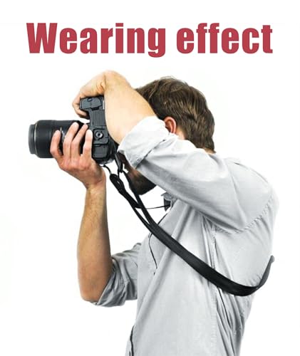 Image of NHCDFA Camera Belt, Camera Strap, Easy to Use and Carry Black Camera Belt Strap Quick Release Buckle Comfortable to W ear for All Kinds of Photography Equipment