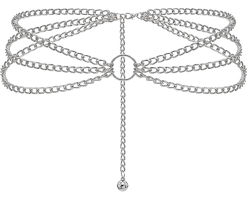 Belicia1 Psc elegant Adjustable Multi-Layer Waist Chain Belt for Women - Stylish and Versatile Accessory-image-44