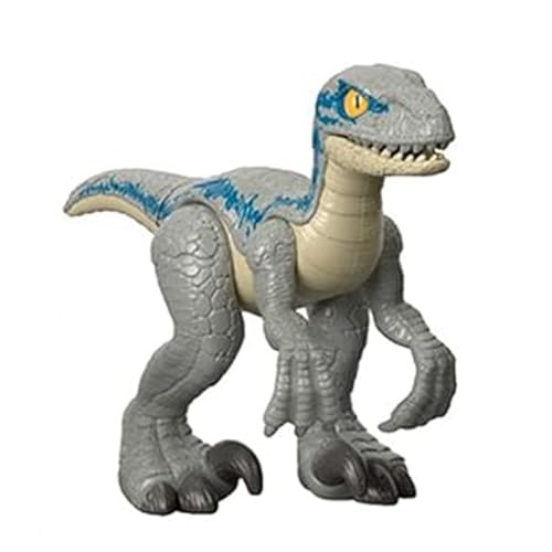 Image of Imaginext Replacement Part for Fisher-Price Jurassic World Dinosaur Hauler - FMX87 - Blue Dinosaur Figure