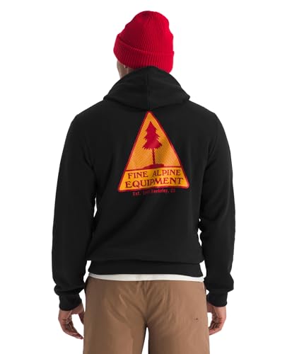 THE NORTH FACE Men's Evolution Mountain Woods Hoodie | 2 Piece Hood With Adjustable Drawcord, Kangaroo Hand Pocket