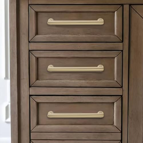 khtumeware 10-Pack 10-Inch(256mm) Champagne Bronze Cabinet Pulls,Warm Brass Handles for Kitchen & Bathroom Drawers, Cupboards Hardware by khtumeware - Image 6