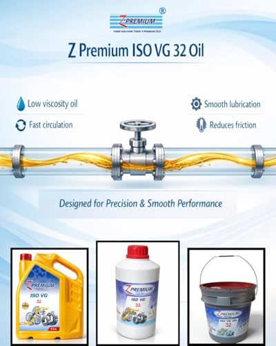 Image of ZPremium ISO VG 32 Hydraulic Oil - Premium Anti-Wear Lubricant with Thermal Stability, Oxidation Resistance & Corrosion Protection | Long-Life Formula for Industrial Machinery & Compressors (10 Litre)