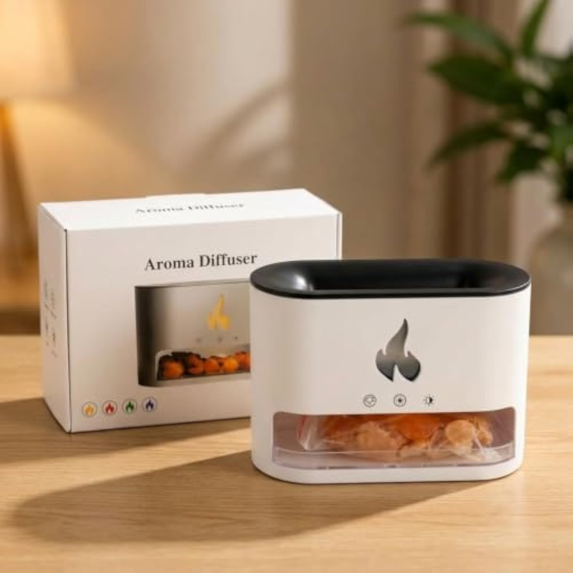 Aroma Diffuser with Transparent Front Compartment