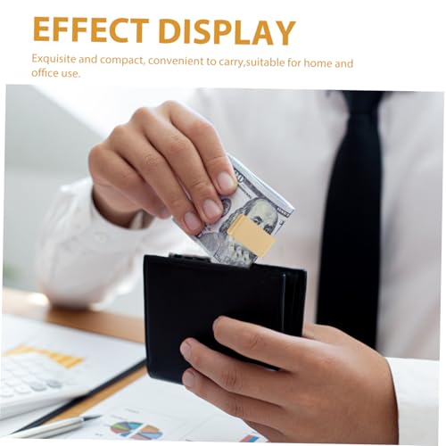 VALICLUD Brass Money Clip Clips Steel Money Clip Money Clip Card Holder Minimalist Money Clip Large Money Clip3