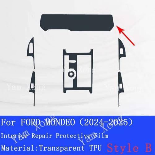 Película protectora de TPU auto-reparable para Ford Mondeo interior 5