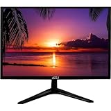 Monitor LED 19" 1920x1080p 60Hz 5ms 16:10 Estrutura Ergonômica e Recursos de Economia de Energia Alta Definição da Tela Ângulo de Visão170° Entrada HDMI VGA