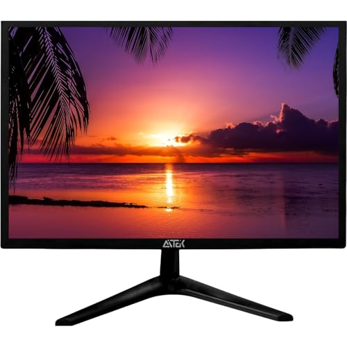 Monitor LED 19" 1920x1080p 60Hz 5ms 16:10 Estrutura Ergonômica e Recursos de Economia de Energia Alta Definição da Tela Ângulo de Visão170° Entrada HDMI VGA