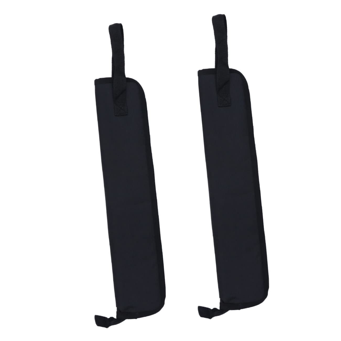 Toyvian 4pezzi Borsa Portatile Per Bacchette Da Batteria Chiusura Lampo Custodia Per Bacchette Accessorio Pratico e Compatto Per Musicisti Colore Nero
