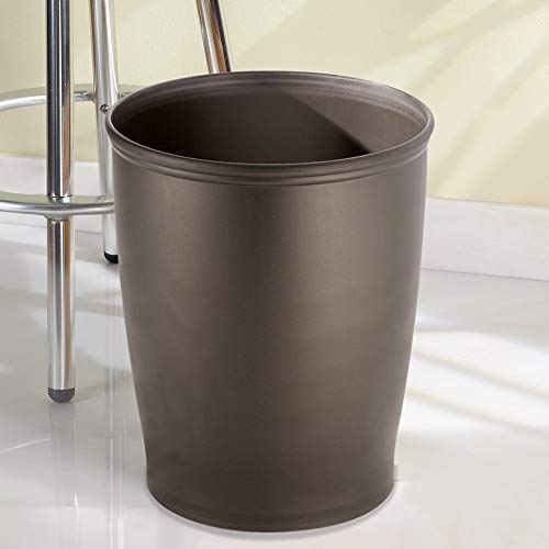 Interdesign 93430 Idesign Round Plastic Waste Basket The Kent Collection – thumb #1