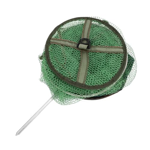 HANABASS Foldable Fishing Net Cage Lightweight and Compact Outdoor Shrimp Net for Crawfish Crab Fishing Quick Drying Material for All Fishing Occasions