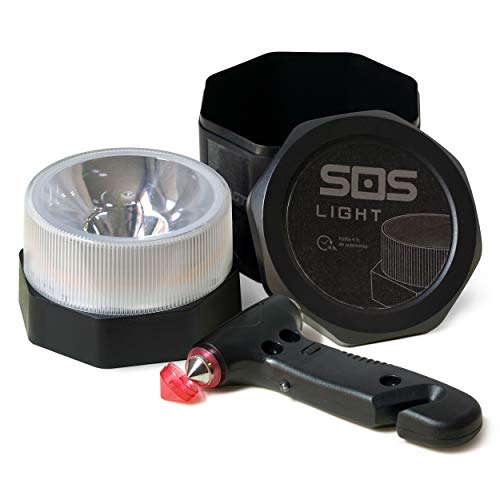 Gemcore S.O.S. Light Baliza Luminosa V16 Luz Emergencia Portátil, Coche: Rompeventanas Y Cortador De Cinturón, Seguridad Total, 1 X Luz 1 X Martillo De Emergencia Gemcore S.O.S. Light Baliza Luminosa V16 Luz Emergencia Portátil, Coche: Rompeventanas Y Cortador De Cinturón, Seguridad Total, 1 X Luz 1 X Martillo De Emergencia