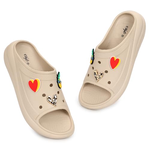 Image of NO SOX Women Orthopedic Slippers Comfortable Slides Flip Flops | Lightweight Anti Slip Sliders for Indoor Outdoor Casual Daily Wear