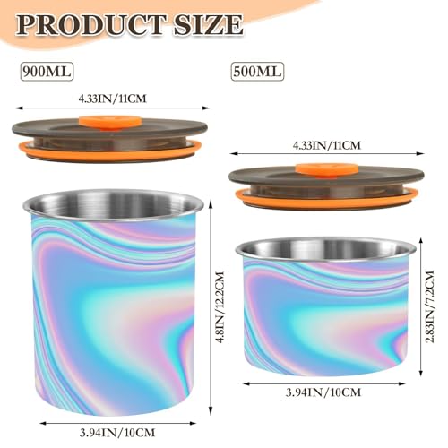 Envase para café ATTX acero inoxidable 900 ml hermético miniatura 2