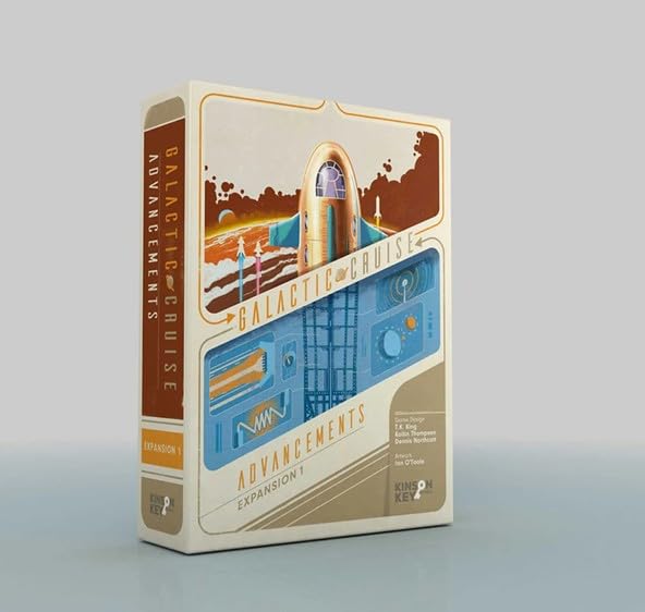 Dranda Games | Galactic Cruise: Advancements (Expansion 1) | Board Game Expansion | Ages 14+ | 1-4 Players | 90+ Minutes Playing Time