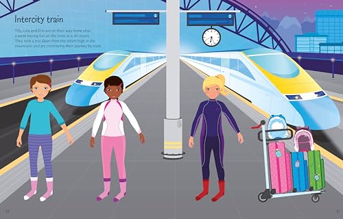 Sticker Dolly Dressing Travel: A Fun Travel Adventure With Dress-Up Dollies Featuring Over 250 Stickers Of Sunhats, Snowsuits, And More - Image 2