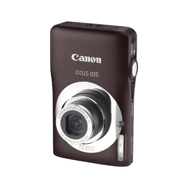 Canon IXUS 105 Digitalkamera (12 MP, 4-fach opt. Zoom, 6,9cm (2,7 Zoll) Display, bildstabilisiert) braun – Bild 5