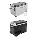Bundle of EUHOMY 12 Volt Refrigerator, 38QT(35L) Electric Cooler+53QT(50L) Electric Cooler