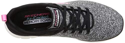 Image of Skechers Women's Flex Appeal 4.0 Sneaker, BKPK=Black Pink, 9.5