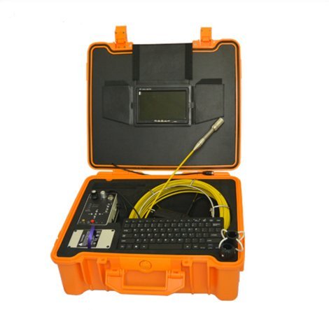 7'' TFT LCD monitor 23mm endoscope pipe inspection camera 20m cable