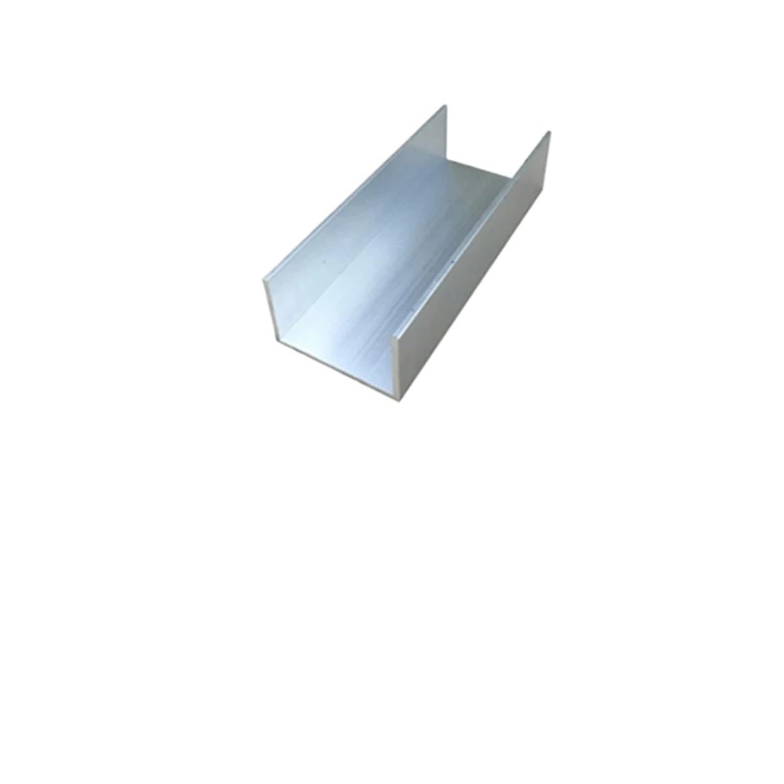 Perfil de Aluminio en U, Perfiles en U de aleación de Aluminio en Varios tamaños for enmarcar.(70x40x2mm 2pcs)