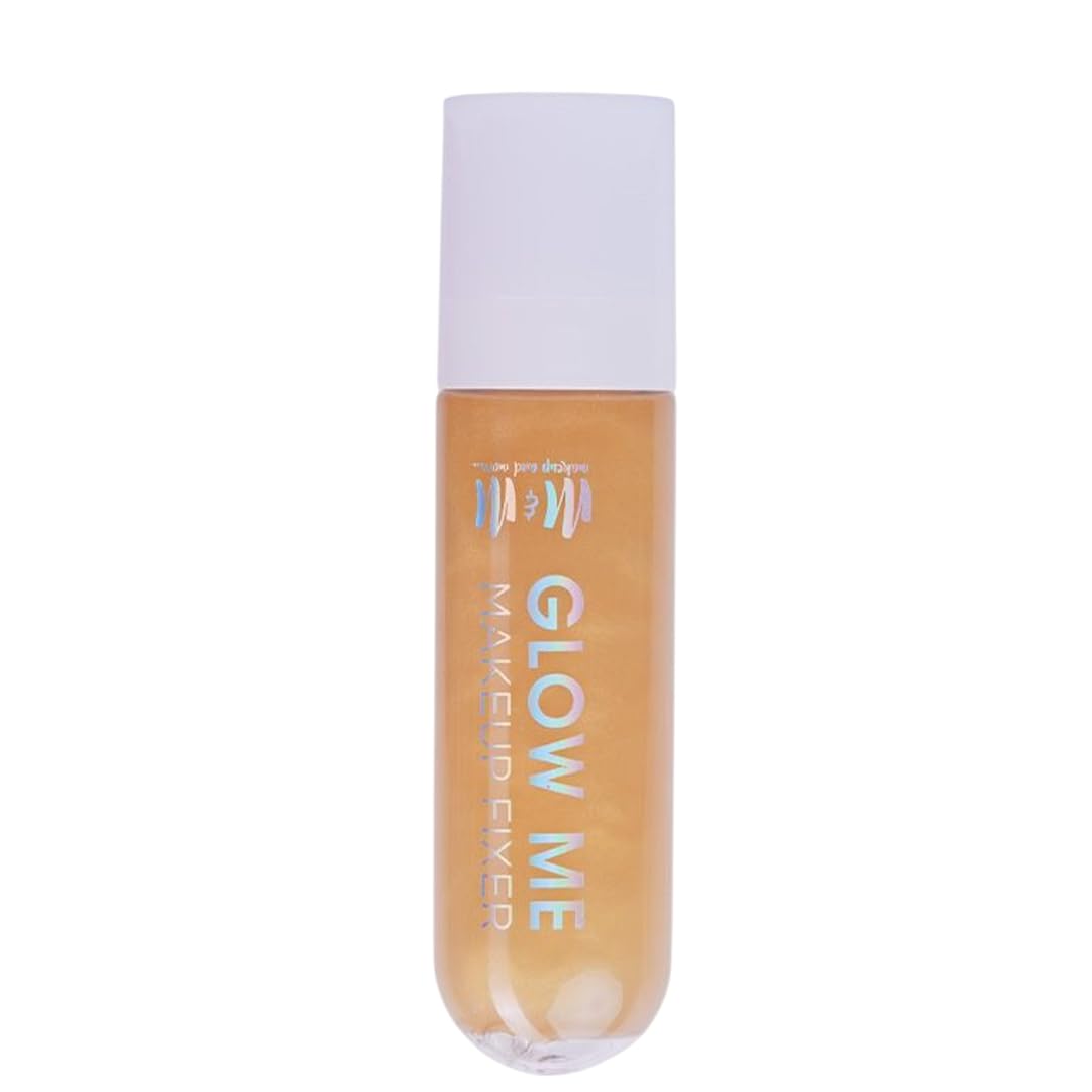 M & M Glow Me Makeup Setting Spray | Hydrating Mist to Refresh Skin and Reduce Product Melting | Lightweight Fixer for Domestic and Professional Makeup Use | Golden-image-20