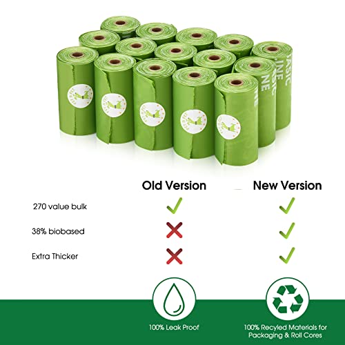 PET N PET Dog Poop Bag, USDA Certified 38% Biobased Poop Bags For Dogs - 270/540 Counts 15/30 Rolls, Strong, 100% Leak… - Image 3