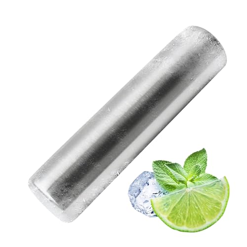 Dewireaey Pack De Hielo De Acero Inoxidable | Barras De Hielo De Acero Inoxidable - Metálicos De Enfriamiento Rápido Neveras Portátiles Para Bebidas Cerveza Vino Café Chocolate Cóctel Cocina