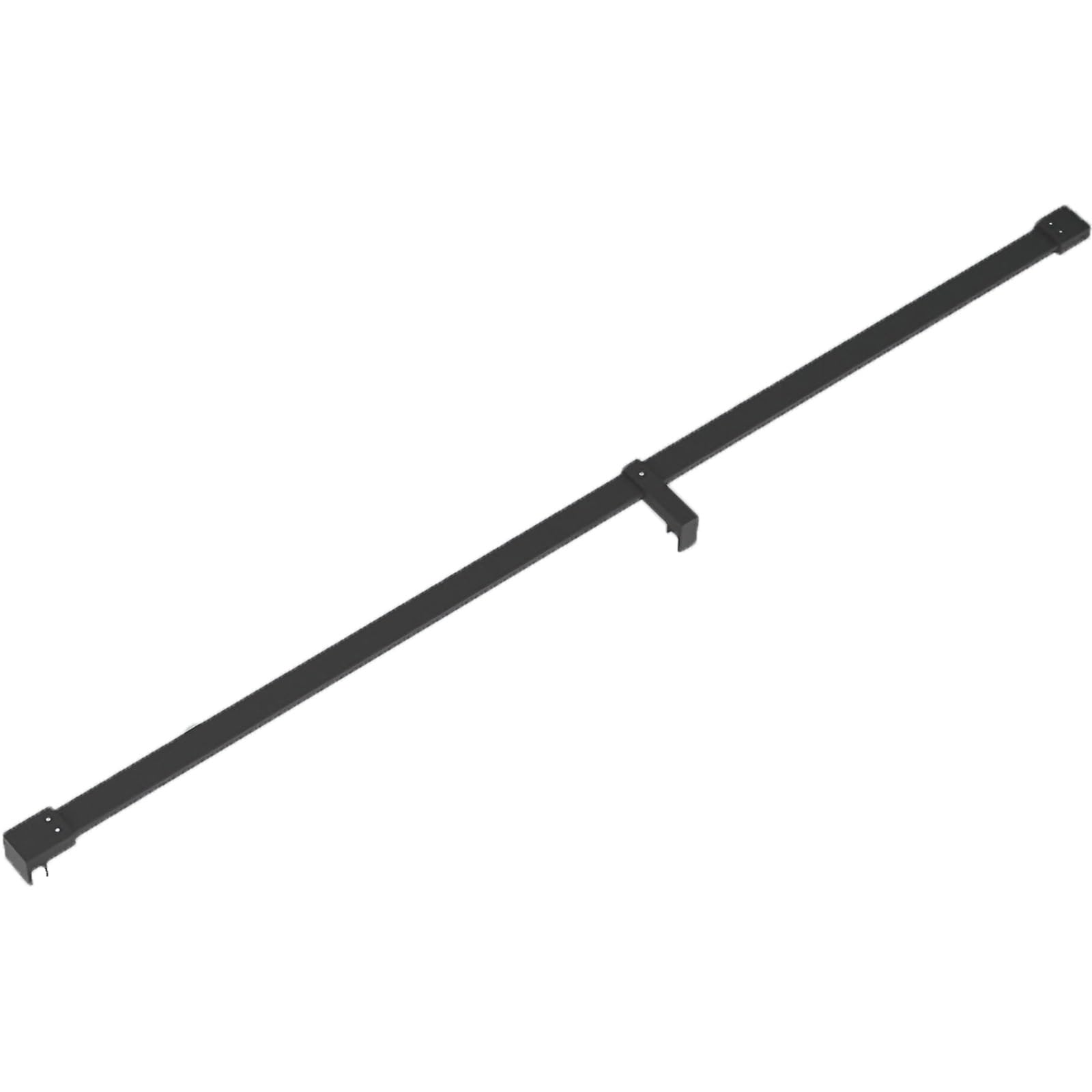 Przymocuj Szkło Panelu Prysznicowego Do Wspornika Ściennego, Wspornik Pod Kątem 90 Stopni T Do Szklanego Panelu Prysznicowego O Grubości 8–12 Mm(1.5mm/1/10" Black,2m/6.6ft)