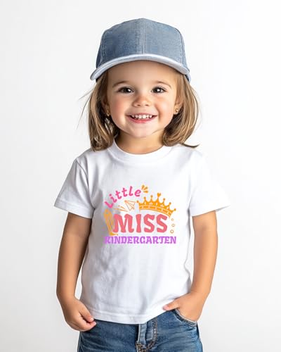 Image of First Day of Kindergarten Shirt for Girls Boys Kids Toddler 1st Day of School Shirts in My Kindergarten Era Cotton Tshirt