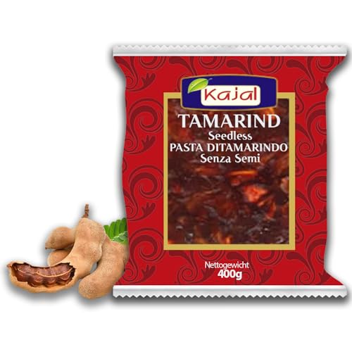Kajal -Pasta de amarindo, sabor auténtico para la excelencia culinaria, ideal para cocinar y salsas chutney 400g.