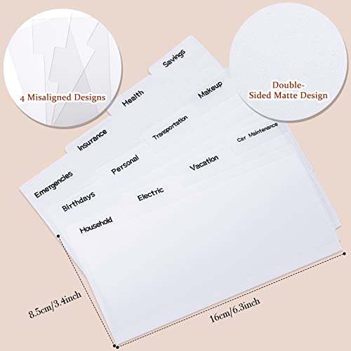 Frienda 11 Pieces Pu Leather Cash Envelopes Cash Wallet Reusable Budget Envelope Cash Dividers For Wallets With Cash Envelope Tab Stickers For Bill Planner (Camel ) #TOP2