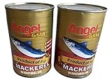Angel Gold Tin Fish (Pack of 2) x 425g | Mackerel in Natural Oil | From FIJI Islands